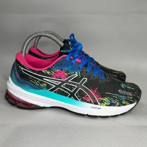 Asics GT-1000 v11 Running Shoes Women's 7 Colorful Athletic Training Sneakers